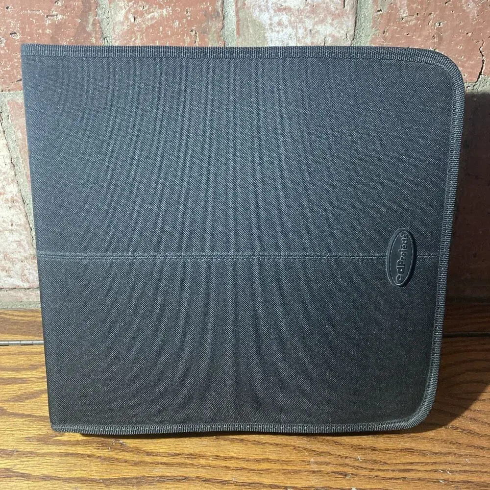 DVDs (216) And A CD Projects CD Binder Case Black Polyester Fabric 27 Pages